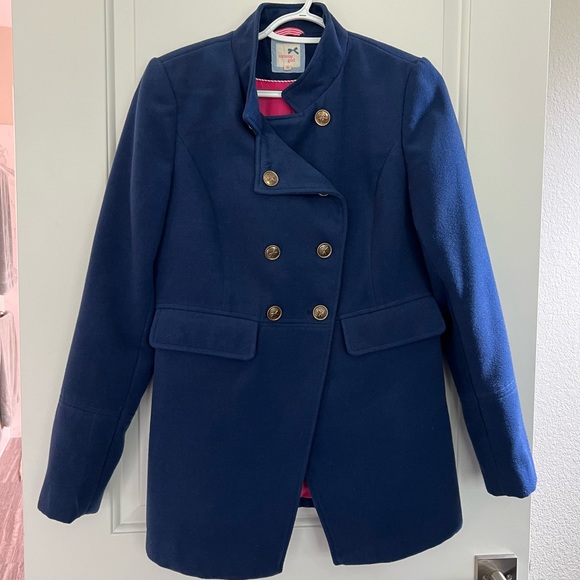 Tommy Girl Navy Pea Coat - Picture 1 of 7